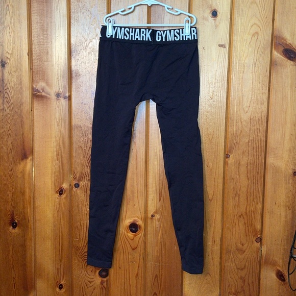 Gym Shark black and white leggings size XS stretchy active leggings workout pant - Picture 5 of 6